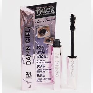 Too Faced Damn Girl 24 Hour Mascara Black NWT